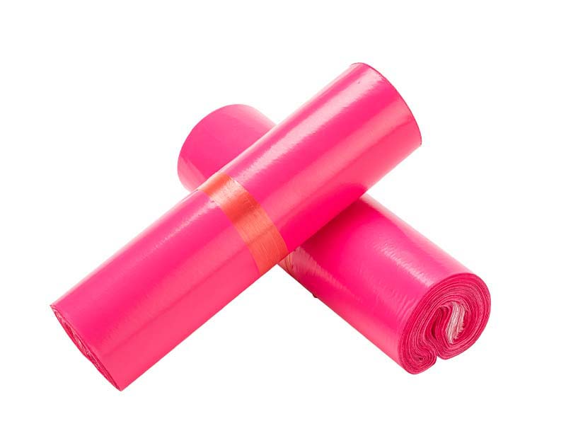 富阳玫红色快递袋-02